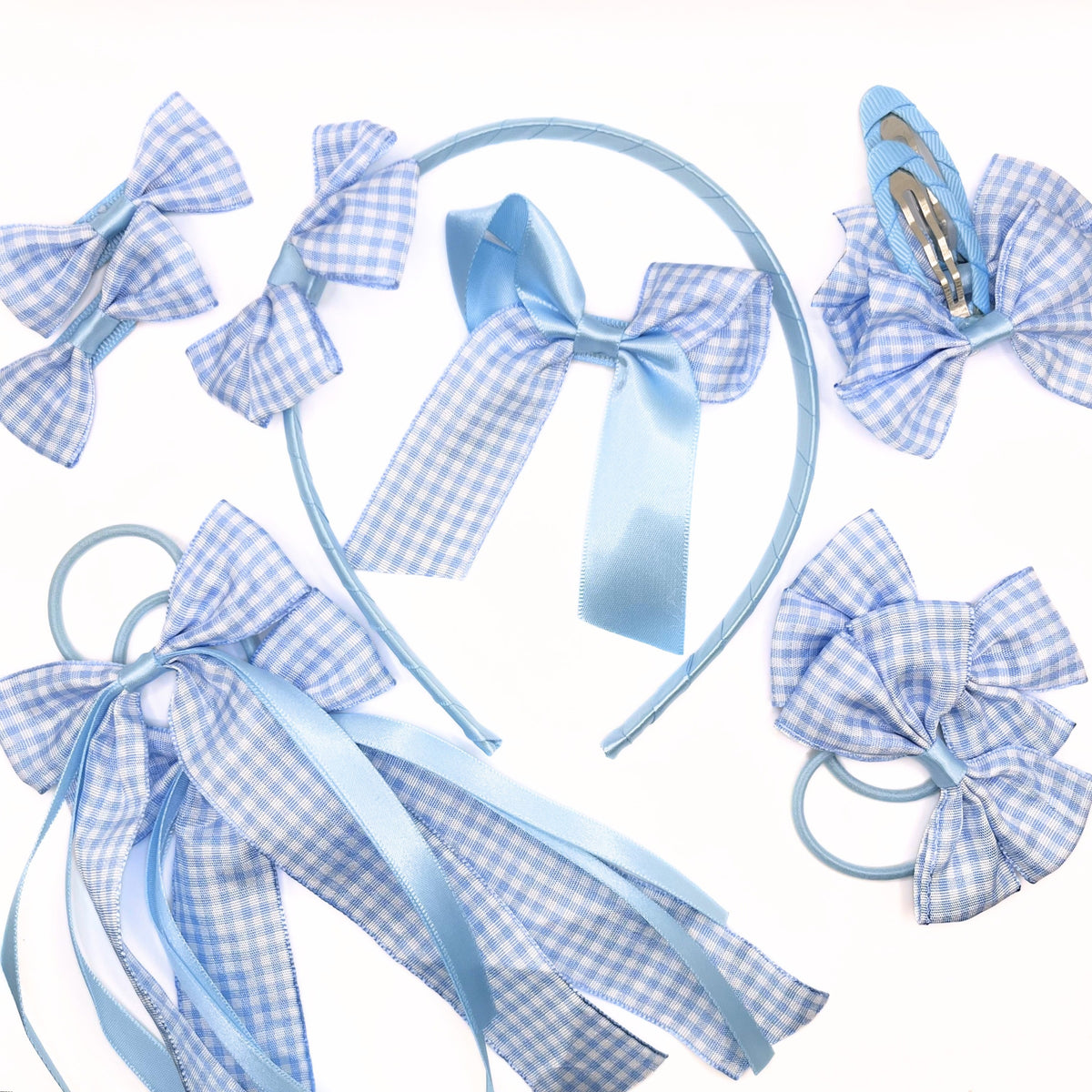 Accessory Set for School Gingham