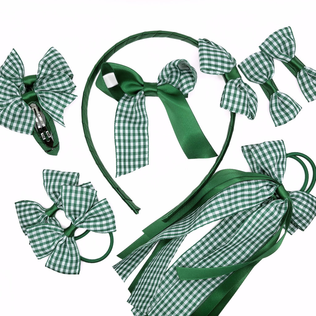 Accessory Set for School Gingham