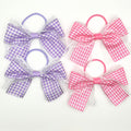 Gingham and Lace Hair Ties
